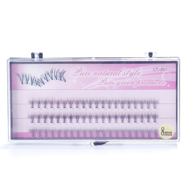 60 Bundle Makeup Individual Cluster Natural Long Eye Lashes Fake False Eyelashes Professional Makeup Free Shipping