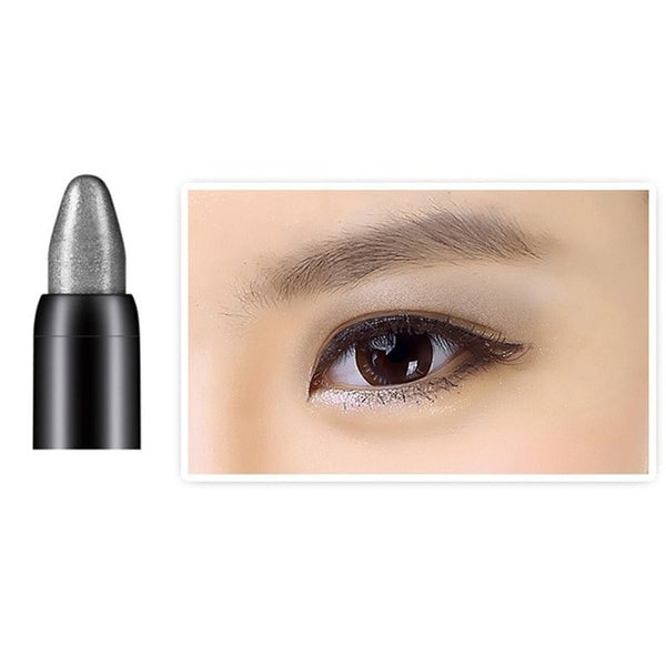 1pc Women Beauty Waterproof Highlighter Eyeshadow Pencil Cosmetic Glitter Eye Shadow Eyeliner Pen