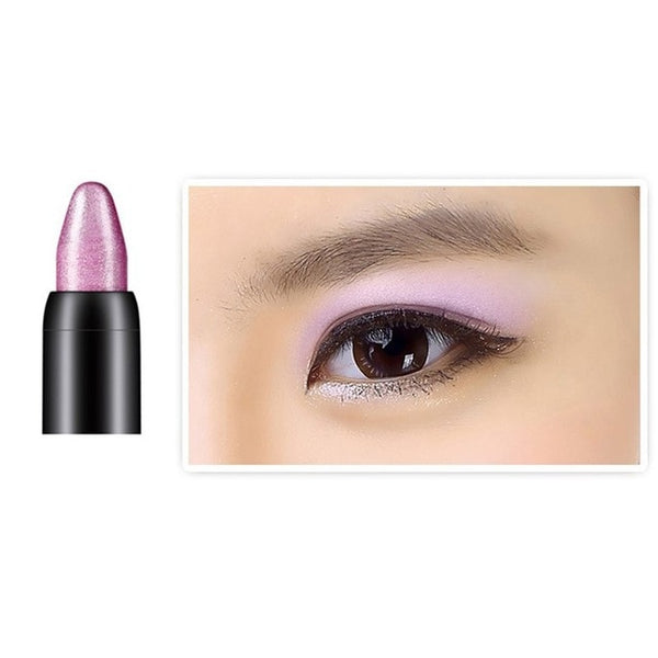 1pc Women Beauty Waterproof Highlighter Eyeshadow Pencil Cosmetic Glitter Eye Shadow Eyeliner Pen