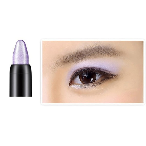 1pc Women Beauty Waterproof Highlighter Eyeshadow Pencil Cosmetic Glitter Eye Shadow Eyeliner Pen