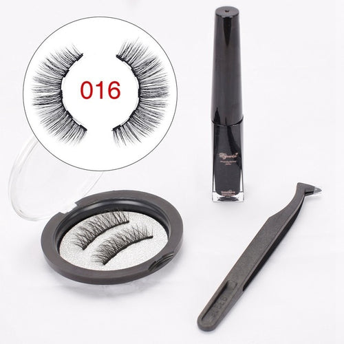 Magnetic Eyeliner & Magnetic Eyelashes Makeup Set Waterproof Liquid Eyeliner with Reusable False magnetic Lash for dropshipping
