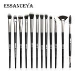 ESSANCEYA New Make Up Brushes 3-12 PCS Professional Blending Eyeshadow Eyebrow Brush For Makeup Beauty Set
