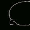 NK218 Hollow Heart Choker Necklaces For Women Clavicle Colar Statement Necklace Collares Heart Dainty Pendant Necklace Gift