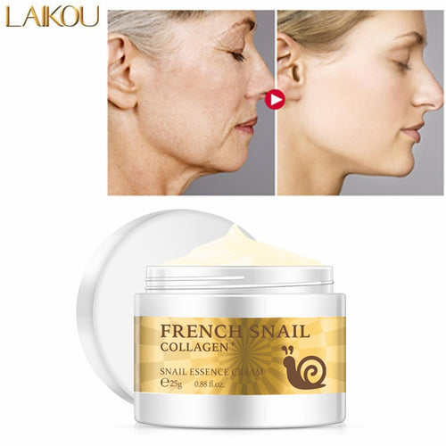 Snail Face Cream Collagen Essence Hyaluronic Acid Anti-aging Anti Wrinkle Moisturizer Nourishing Women Skin Care Day Cream 25g