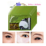 20Pcs=10Pairs Beauty Korean Cosmetics Deck Out Women Crystal Collagen Patches For Eye Remove Black Eye Mask Skin Care