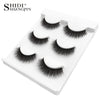 New 3 pairs natural false eyelashes fake lashes long makeup 3d mink lashes extension eyelash mink eyelashes for beauty #X11