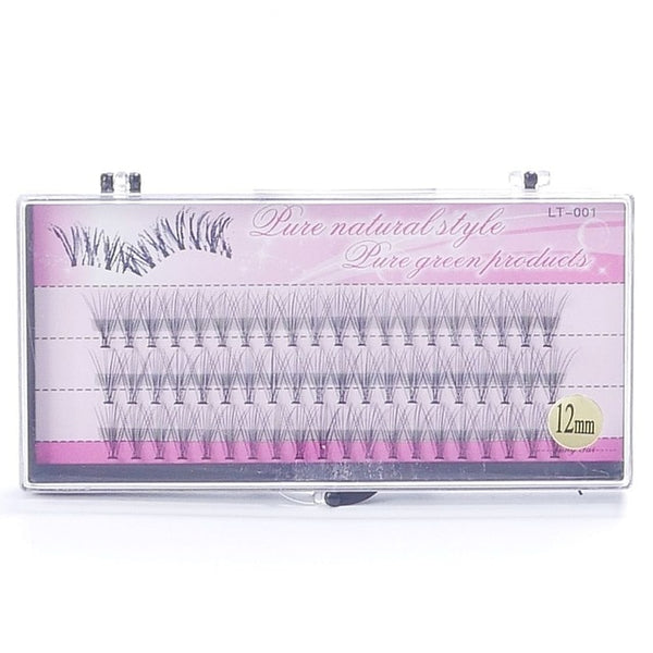 60 Bundle Makeup Individual Cluster Natural Long Eye Lashes Fake False Eyelashes Professional Makeup Free Shipping