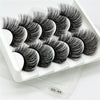 5 Pairs Multipack 5D Soft Mink Hair False Eyelashes Handmade Wispy Fluffy Long Lashes Nature Eye Makeup Tools Faux Eye Lashes