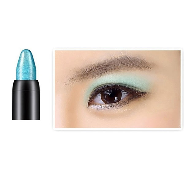 1pc Women Beauty Waterproof Highlighter Eyeshadow Pencil Cosmetic Glitter Eye Shadow Eyeliner Pen