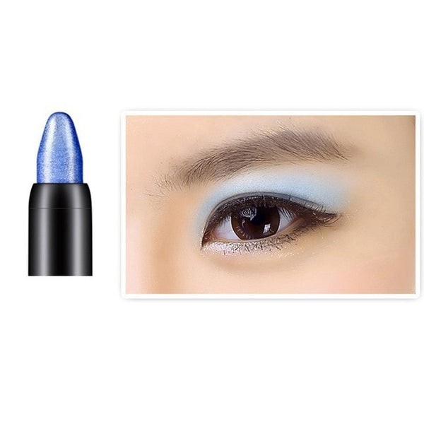 1pc Women Beauty Waterproof Highlighter Eyeshadow Pencil Cosmetic Glitter Eye Shadow Eyeliner Pen