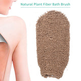 TREESMILE 1PC Exfoliating Natural Plant Fiber Bath Brush - Natural Hemp Bath Brush - Healthy  Skin Care for Women and Men D40